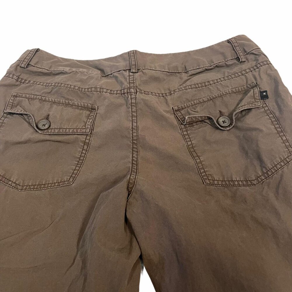 Hurley Capri Pants Womens Size 9 Brown - Picture 3 of 3